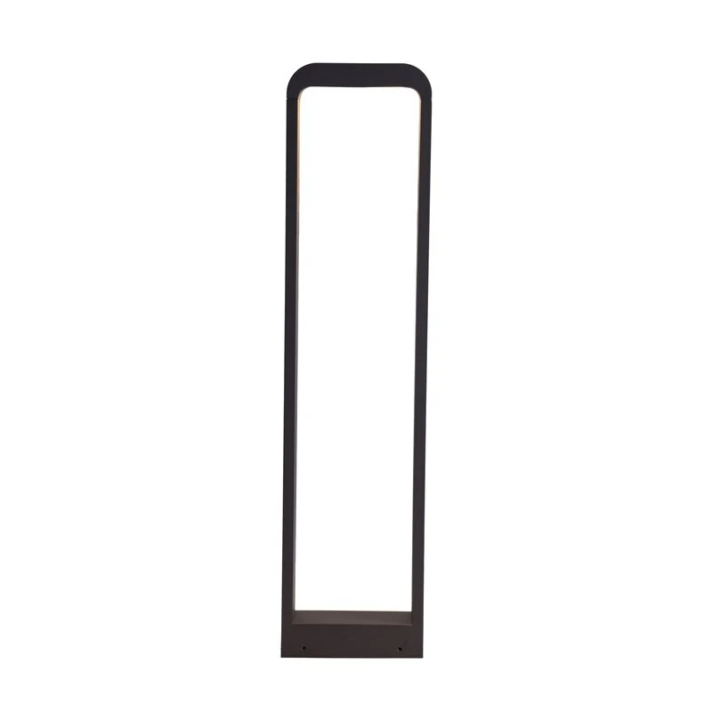 B-Ware Lindby Wegeleuchte Außenleuchte LED Wegelampe dunkelgrau Aluminium Emima 80 cm