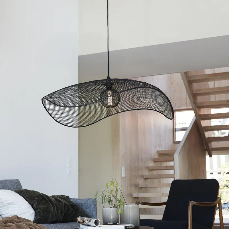 B-Ware PR Home Hängeleuchte Pendelleuchte Vivi Ø 79 cm schwarz Metall 1 x 40 W E27