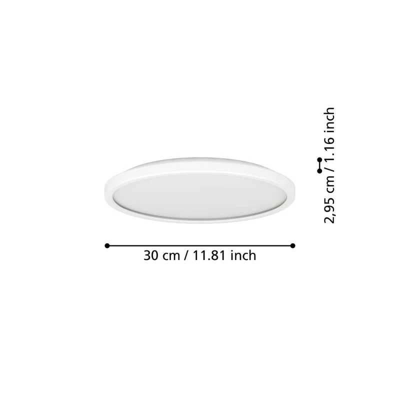B-Ware EGLO Deckenleuchte Deckenlampe LED Rovito Z weiß smart steuerbar App Sprache