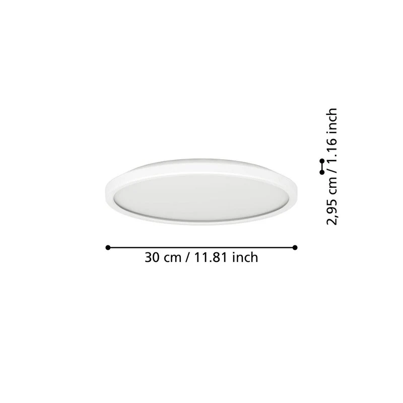 B-Ware EGLO Deckenleuchte Deckenlampe LED Rovito Z weiß smart steuerbar App Sprache
