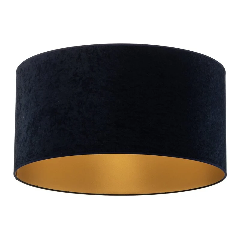 B-Ware Duolla Golden Roller Deckenlampe Pendelleuchte Lampe dunkelblau gold E27 Licht