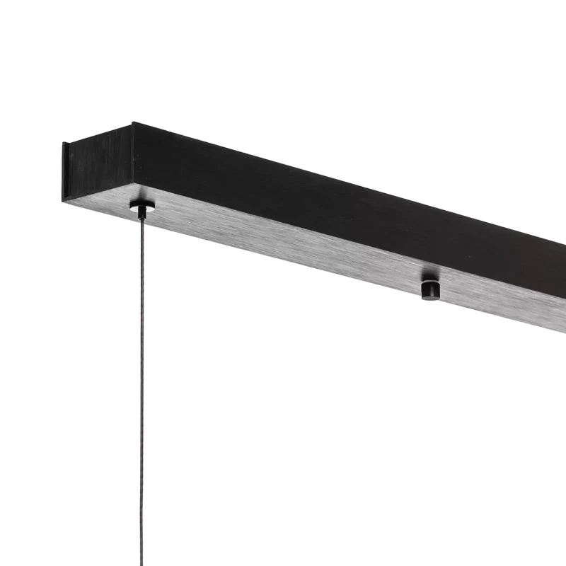 B-Ware quitani Hängeleuchte Pendelleuchte LED schwarz eloxal Aluminium dimmbar höhenver