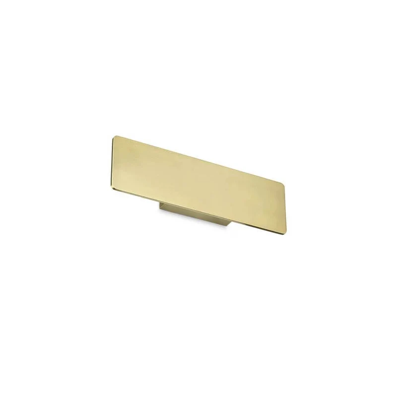 Zig Zag LED Wandlampe Messing