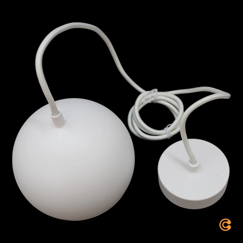 B-Ware SLV Pendellampe Hängelampe Light Eye 150 weiß Metall dimmbar GU10 Ø 15cm Leuchte