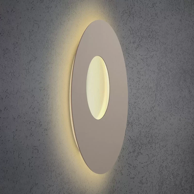 B-Ware Escale Wandleuchte Wandlampe LED Blade Open taupe Aluminium Design Wohnraum