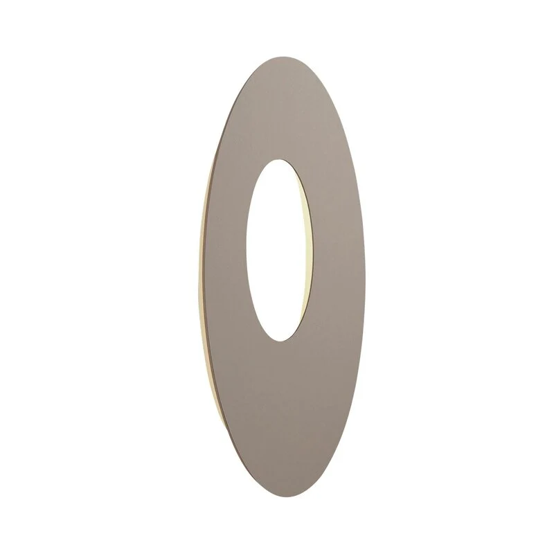 B-Ware Escale Wandleuchte Wandlampe LED Blade Open taupe Aluminium Design Wohnraum