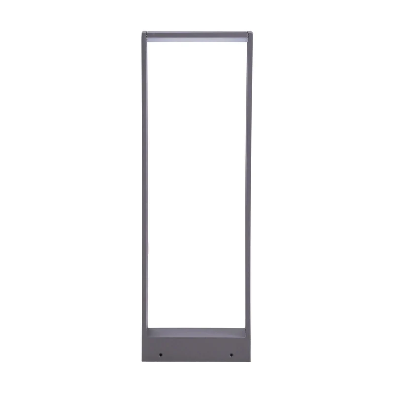 B-Ware Lindby Wegeleuchte Wegelampe LED Aluminium dunkelgrau Luitgard Außenlampe 60cm