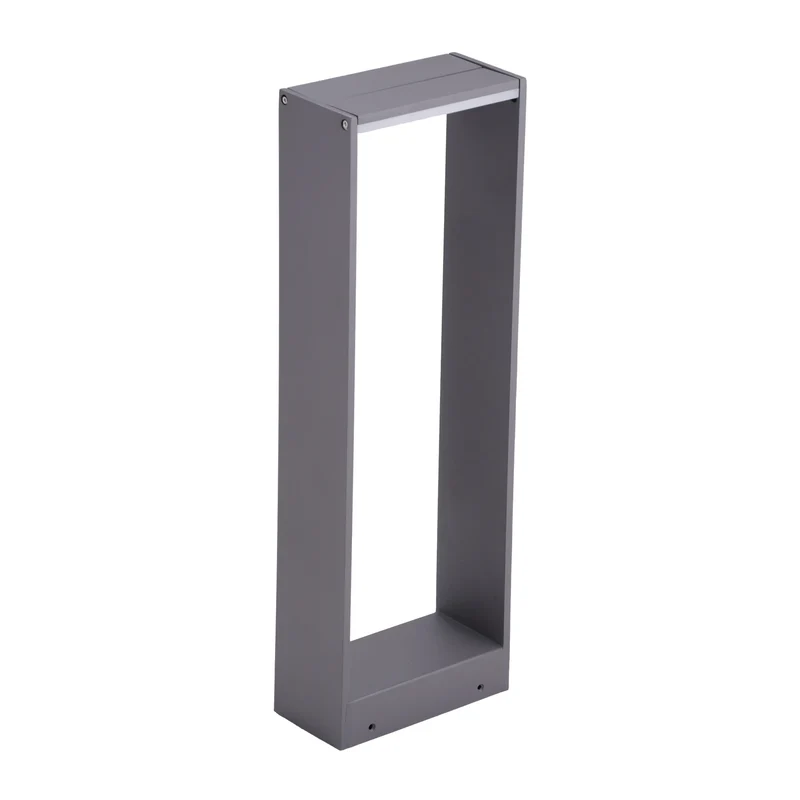 B-Ware Lindby Wegeleuchte Wegelampe LED Aluminium dunkelgrau Luitgard Außenlampe 60cm