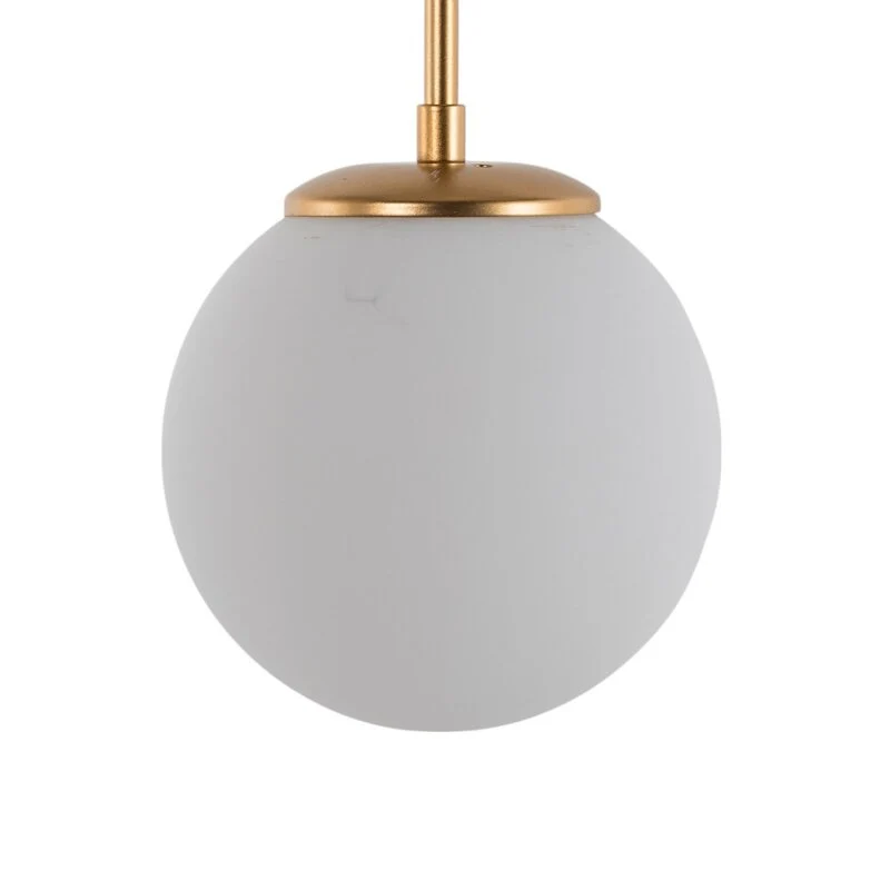 B-Ware Hängeleuchte AV-1897-2BSA 2 Glaskugeln gold Hängelampe Pendelleuchte Lampe 907