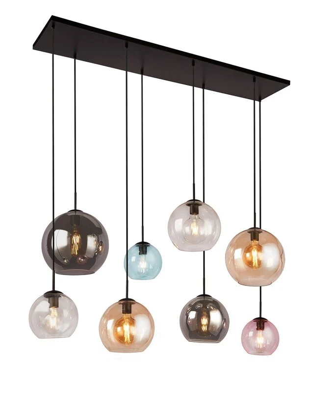 B-Ware Searchlight Hängeleuchte Mardi Gras II Lampe Leuchte Deckenleuchte achtflammig