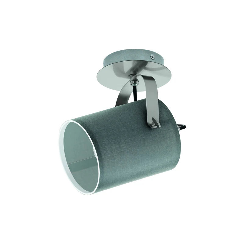 B-Ware Eglo Deckenlampe Villabate LED Lampe Leuchte dimmbar grau nickel Ø12cm 1xE27 10W