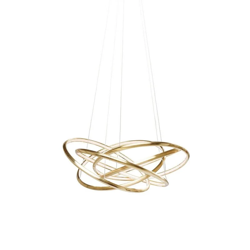 LED-Hängeleuchte Saturn LED Gold Big