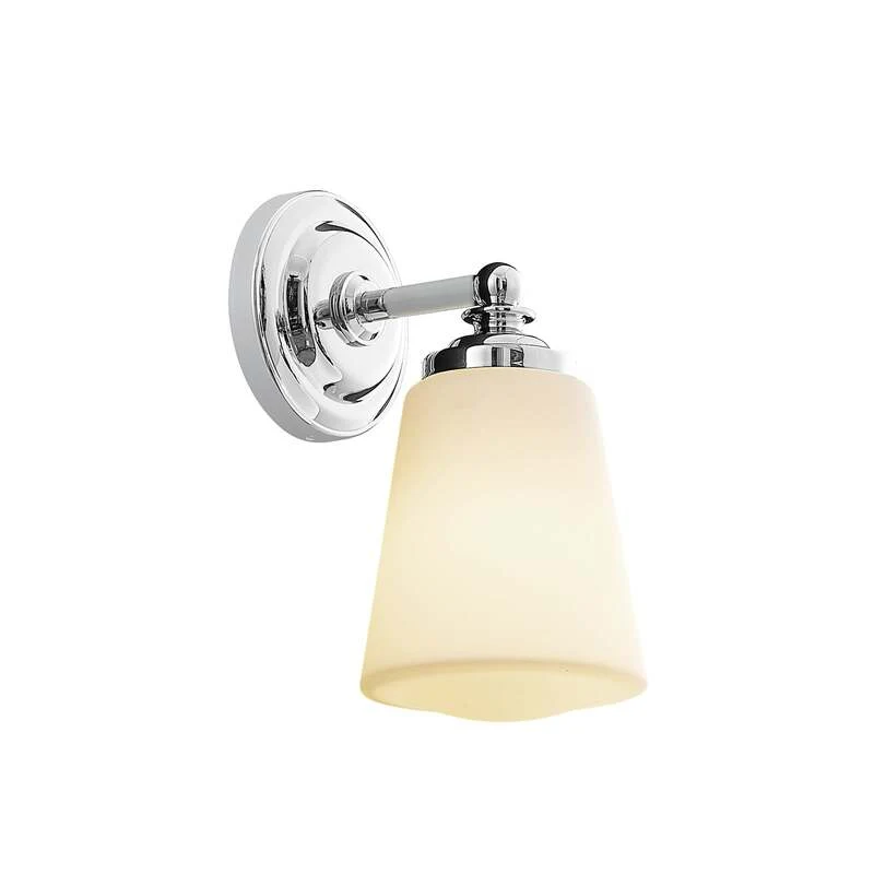 B-Ware Arcchio Wandleuchte Mahdi LED Wandlampe dimmbar chrom IP44 11cm Badezimmerlampe
