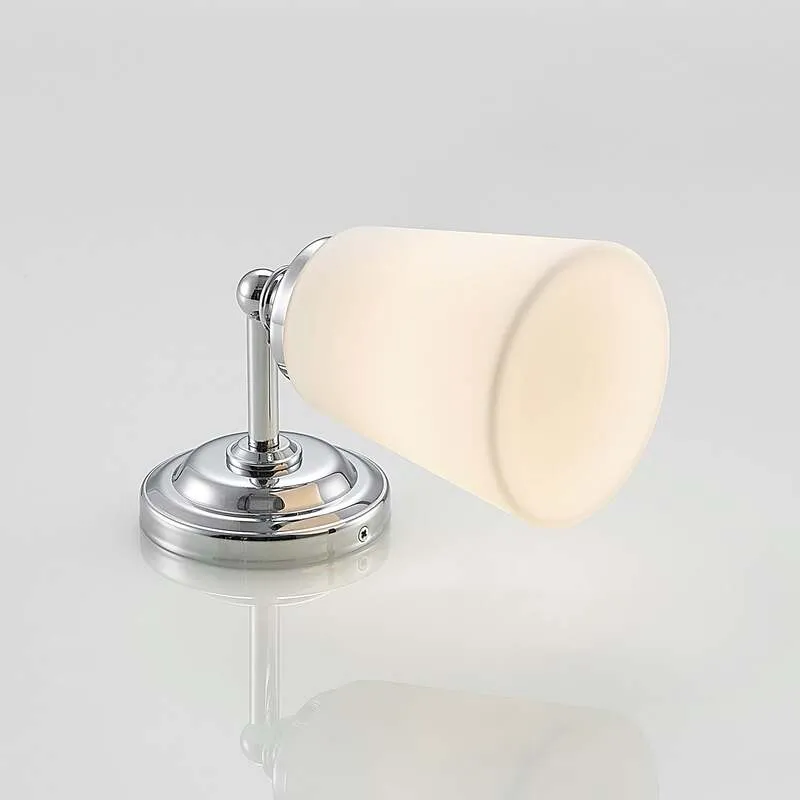 B-Ware Arcchio Wandleuchte Mahdi LED Wandlampe dimmbar chrom IP44 11cm Badezimmerlampe