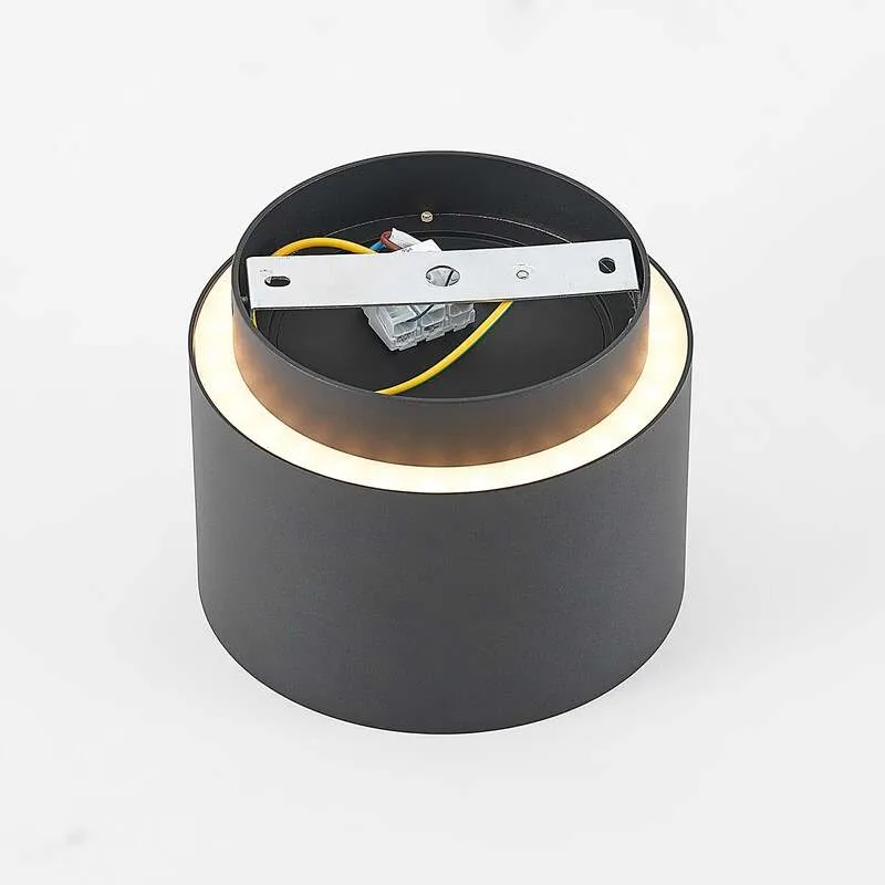 B-Ware Arcchio Deckenlampe Walisa LED dimmbar Lampe Leuchte schwarz Ø15cm Metall Licht