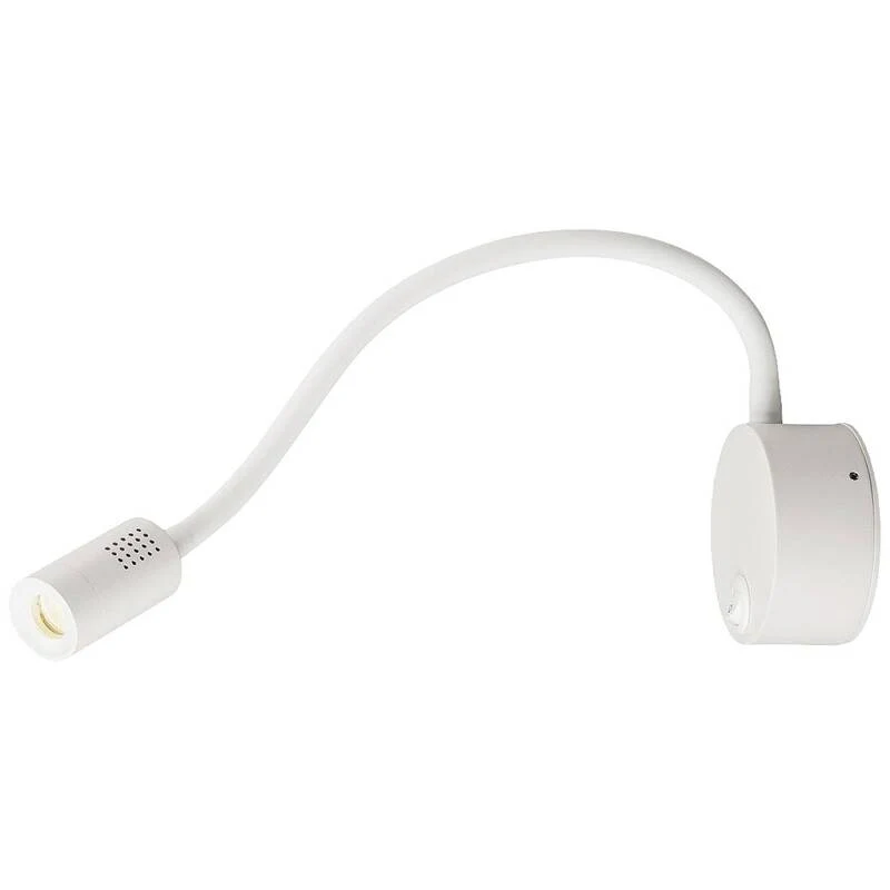 B-Ware SLV Klemmleuchte Leuchte LED Flexlampe fest eingebaut weiss Aluminium 1x1.9W