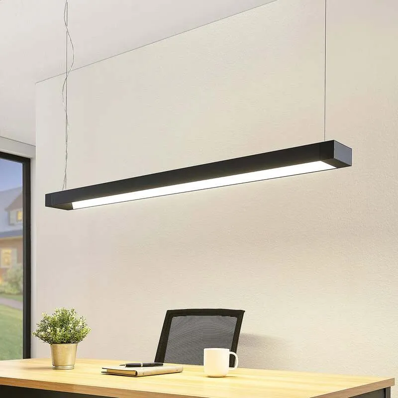 B-Ware Arcchio Pendelleuchte Hängeleuchte Cuna LED Lampe schwarz 122cm Metall 3200Lumen