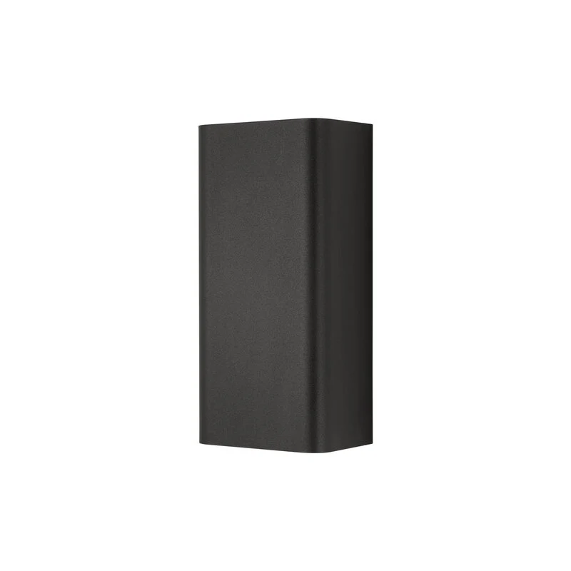 B-Ware Nowodvorski Lighting Wandleuchte Lampe Bergen dunkelgrau Metall 23 cm GU10 S582