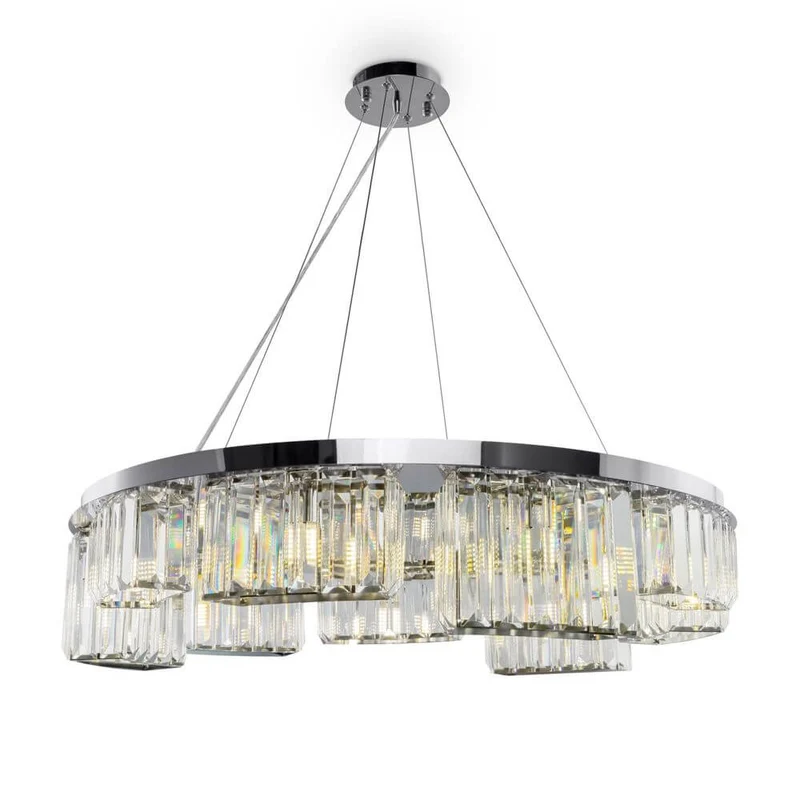 Colline Glas-Pendelleuchte im Asymmetrischen Design