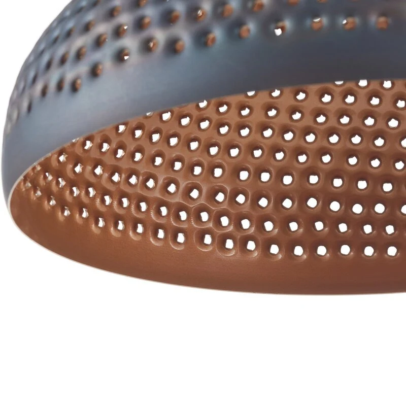 B-Ware Hängeleuchte Punchray, dreiflammig trichterförmig Lampe Leuchte Deckenlampe 969