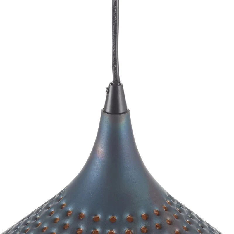 B-Ware Hängeleuchte Punchray, dreiflammig trichterförmig Lampe Leuchte Deckenlampe 969