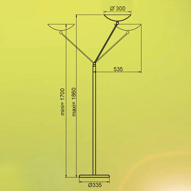 B-Ware Aluminor Flexible LED-Stehleuchte Stehlampe Lampe Leuchte Chloé SIEHE TEXT/FOTO