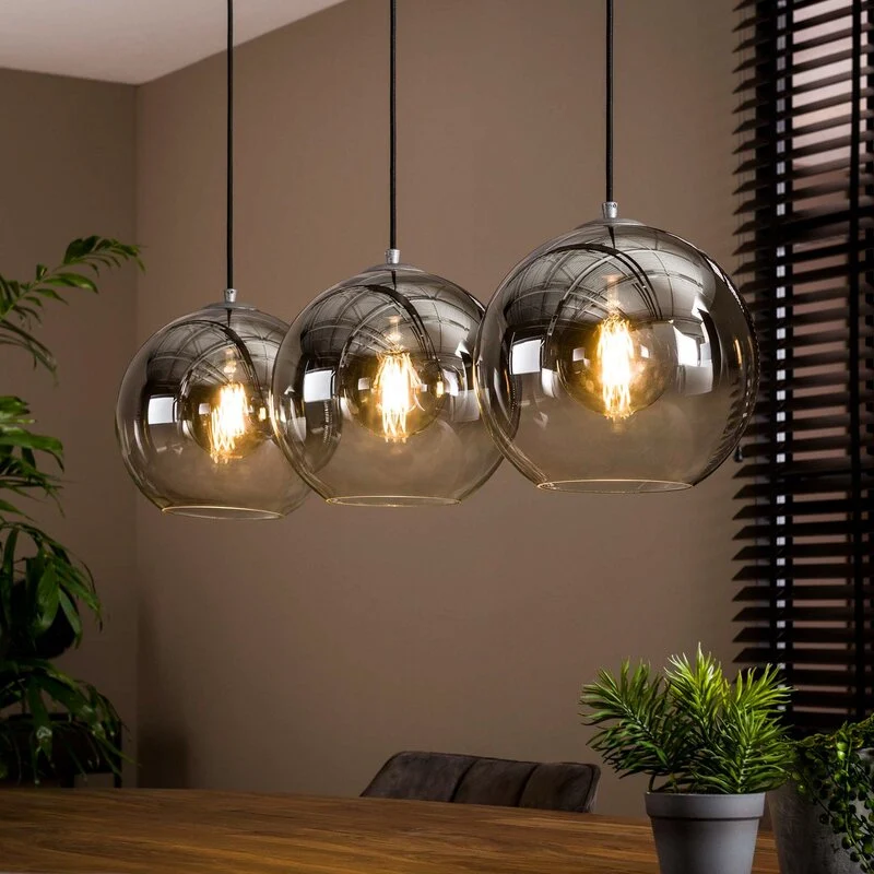 C-Ware Hängeleuchte Allessandra Pendelleuchte Deckenlampe Glasschirm SIEHE TEXT/FOTO9