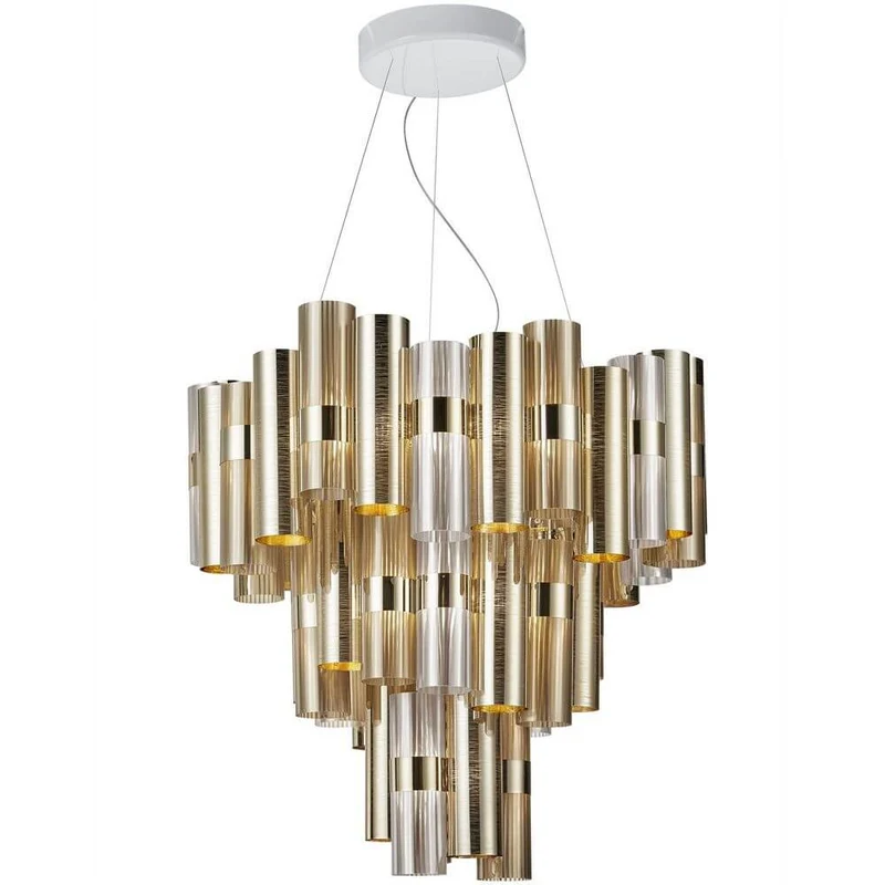 Slamp LED Hängelampe La Lollo Extra-Large 9000lm 2700K Gold