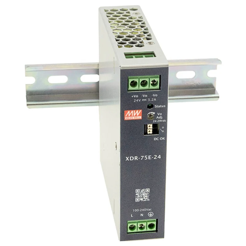 B-Ware MEAN WELL XDR-75E-12 Hutschienen-Netzteil DIN-Rail 12 V 6.3 A 75.6 W 1 St