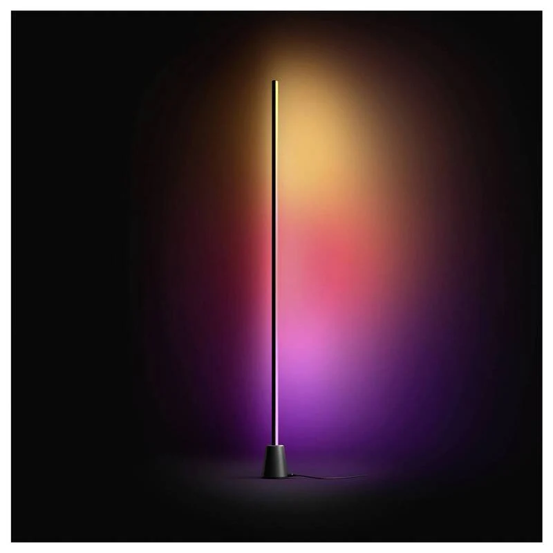 B-Ware Philips Hue Stehlampe RGBW LED Lampe dimmbar App steuerbar Schwarz 135cm Leuchte