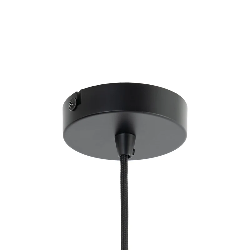 4x B-Ware Lindby Pendelleuchte Hängeleuchte Aralena LED Lampe dimmbar schwarz gold Ø26cm