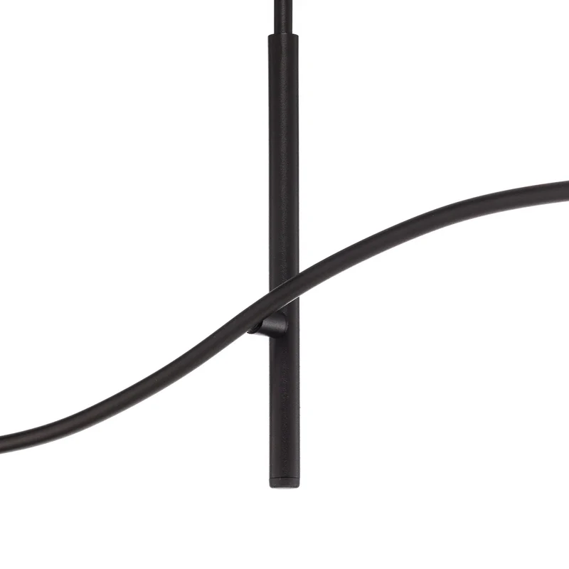 B-Ware emibig Deckenlampe Lotus LED Hängelampe Leuchte dimmbar schwarz/gold 2-flammig