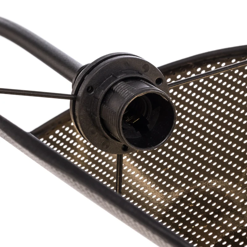 B-Ware emibig Deckenlampe Lotus LED Hängelampe Leuchte dimmbar schwarz/gold 2-flammig