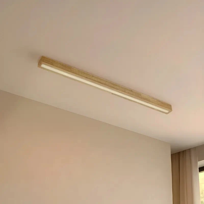 B-Ware Lucande Deckenleuchte Lampe LED Eiche hellbraun Emara dimmbar Wohnzimmer Holz