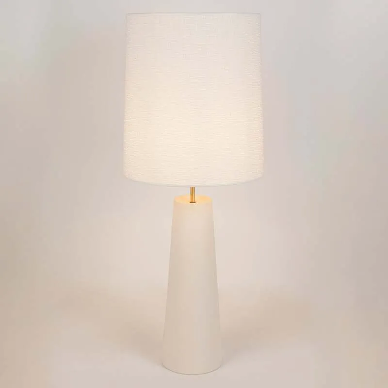 B-Ware MARKET SET Tischleuchte Lampe Keramikfuß weiß 101cm E27 Designer-Leuchte 60W