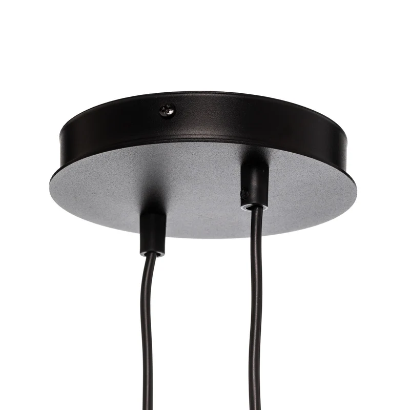 B-Ware EMIBIG LIGHTING Hängelampe Pendelleuchte Jari Stoffschirm 4fl lang weiß gold