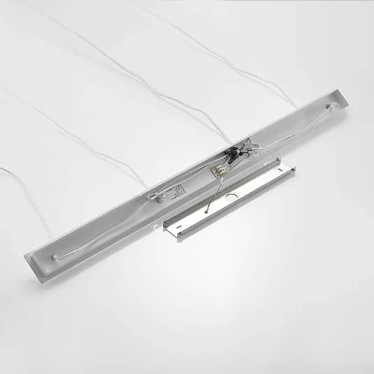 B-Ware Lucande Naoh LED Hängeleuchte Deckenlampe Lampe Leuchte Aluminium E27 weiß