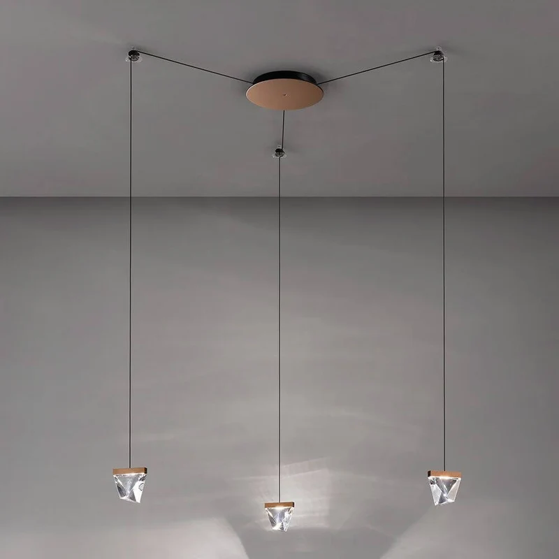 Fabbian Tripla LED-Hängelampe 3-flammig