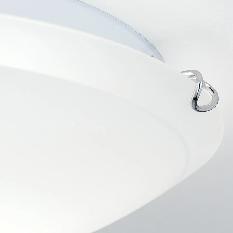 B-Ware Deckenleuchte Agada Opalglas Chrom 40 cm Deckenlampe Lampe Leuchte Spot Licht