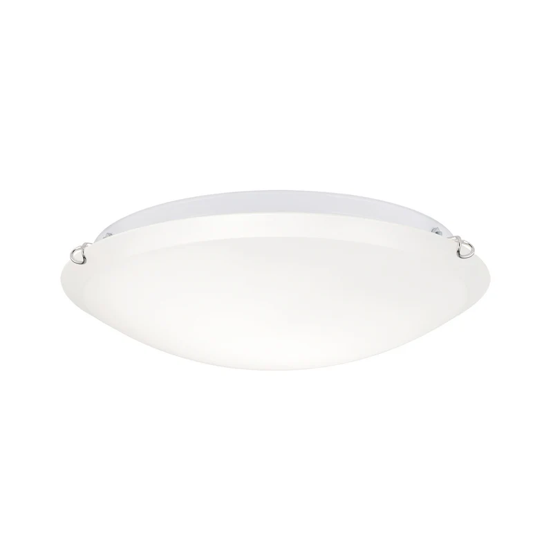B-Ware Deckenleuchte Agada Opalglas Chrom 40 cm Deckenlampe Lampe Leuchte Spot Licht