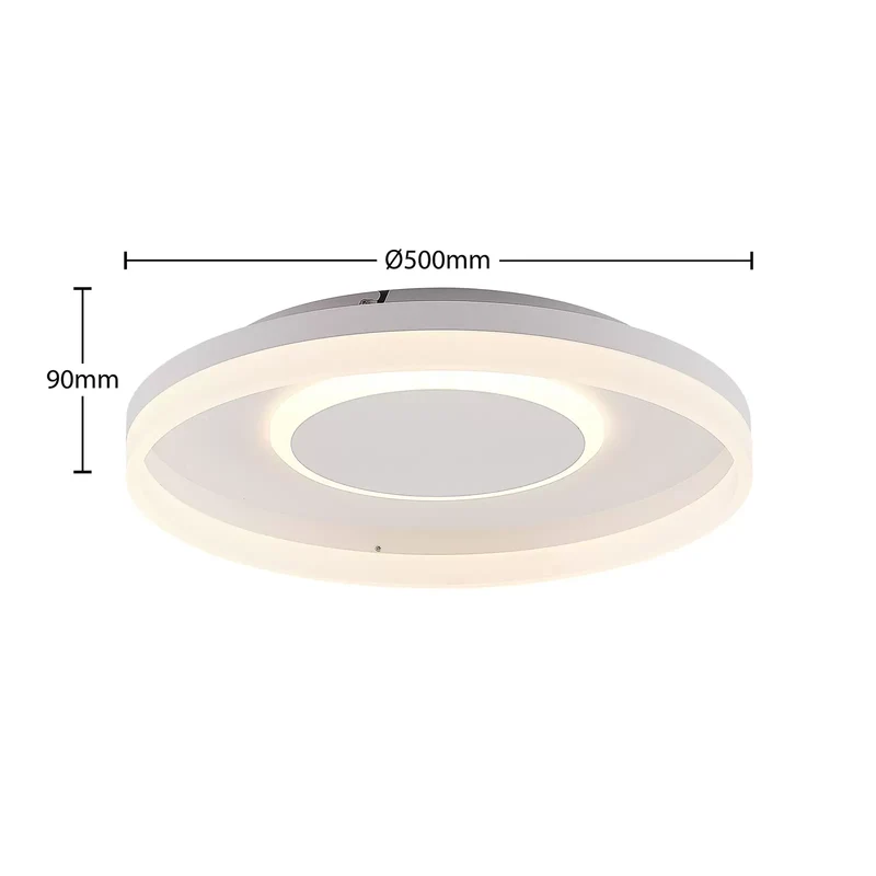 B-Ware Lindby Deckenleuchte Deckenlampe LED Felisha RGBW Fernbedienung sandweiß Wohn657