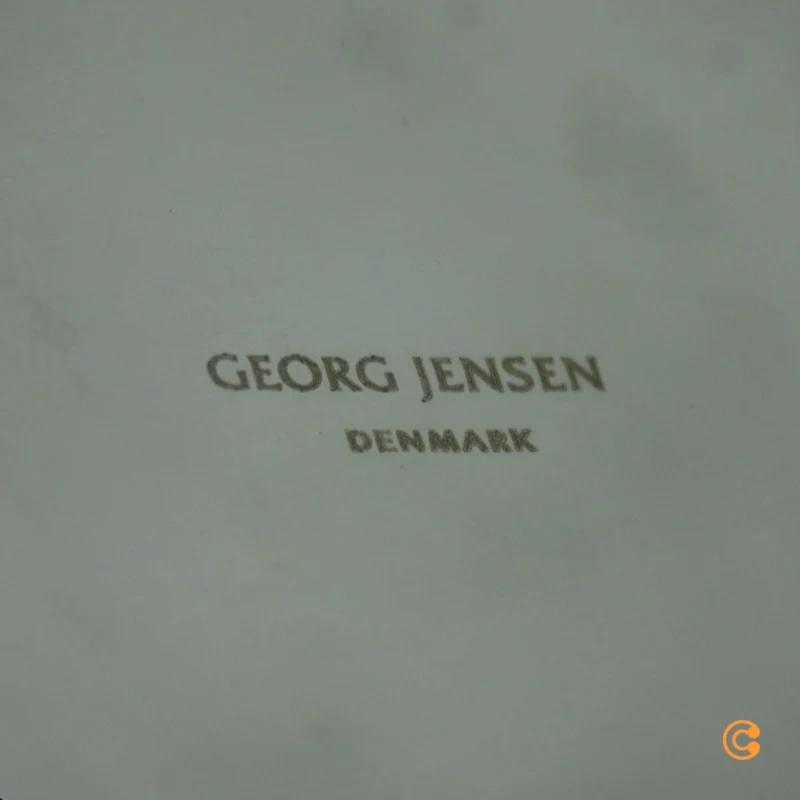 B-Ware Georg Jensen Ambience Kerzenhalter Kerzenständer Kerzen-Halter Edelstahl klein