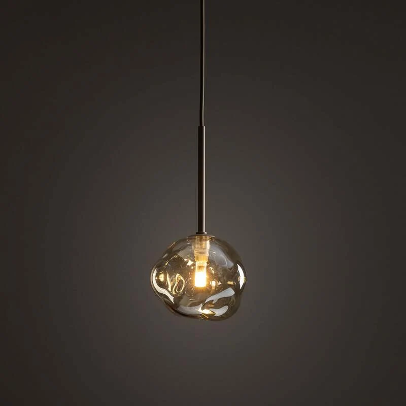 B-Ware TK-Lighting Hängeleuchte Lava LED Pendelleuchte Lampe dimmbar sand Ø15cm