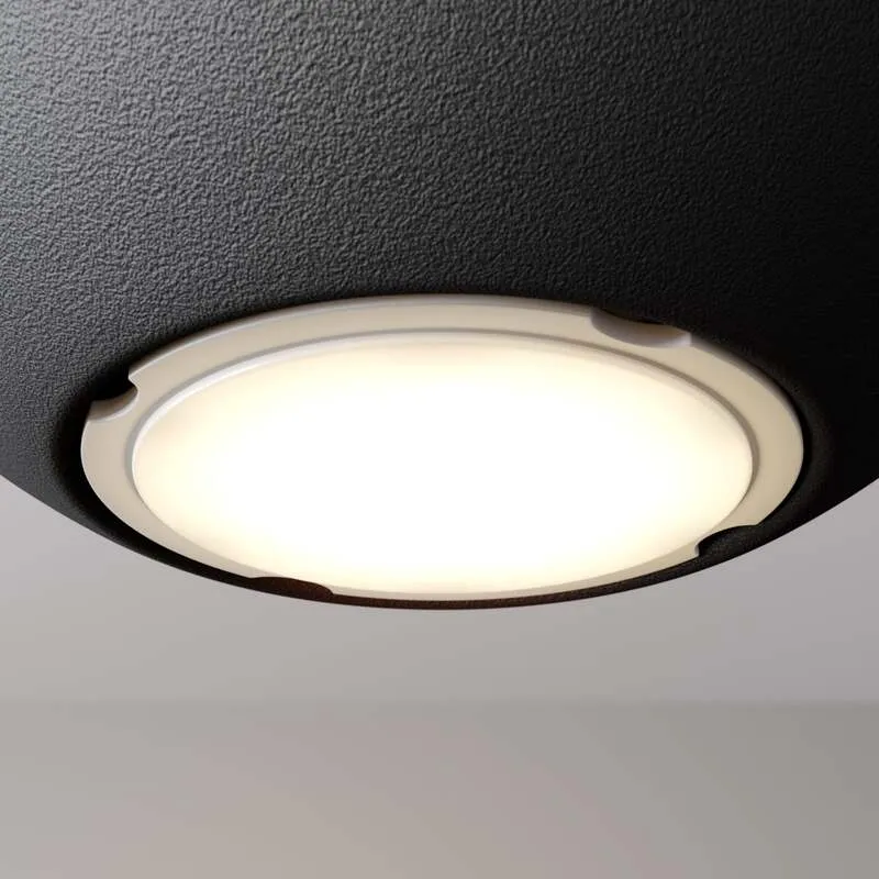 B-Ware Euluna Pendelleuchte Midnight Deckenlampe Hängeleuchte 5-flammig GU10 Schwarz