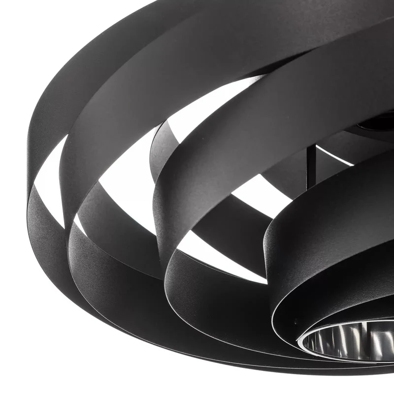 B-Ware Hängeleuchte Vento schwarz Ø 50 cm Hängelampe Pendelleuchte Pendellampe Leuchte