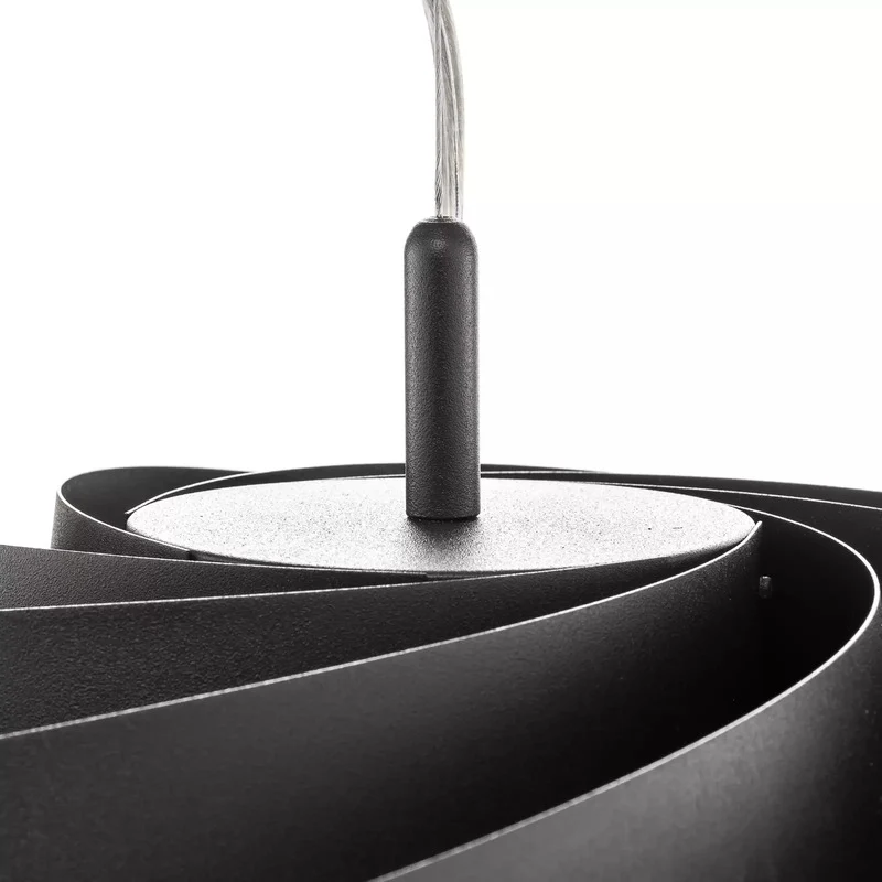 B-Ware Hängeleuchte Vento schwarz Ø 50 cm Hängelampe Pendelleuchte Pendellampe Leuchte