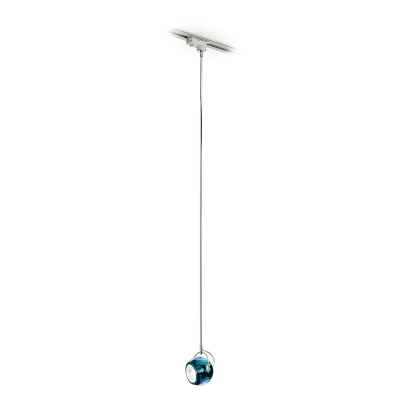 Fabbian Beluga Schienen-Pendellampe Ø 9cm