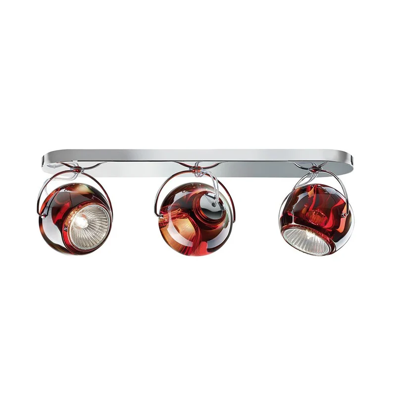 Fabbian Beluga Wand- & Deckenlampe 3-flammig