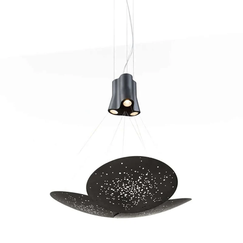 Fabbian Lens LED-Pendelleuchte 3-flammig Mini