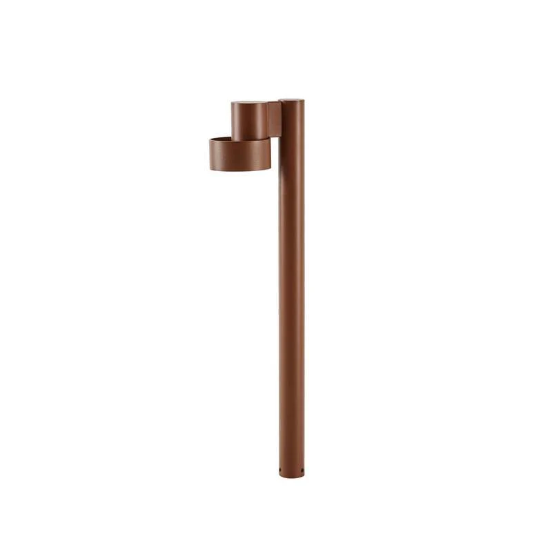 B-Ware Lucande Wegeleuchte Gartenleuchte Lampe Elune LED Pollerleuchte braun IP44 77cm